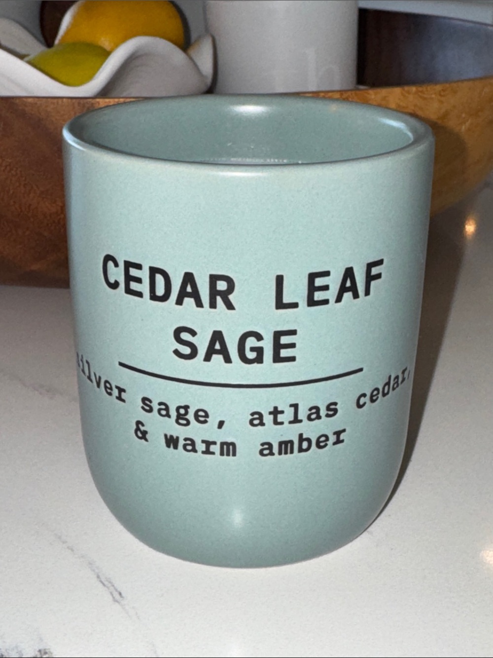 Cedar Leaf Sage 2 Wick Soy Wax Blend Candle